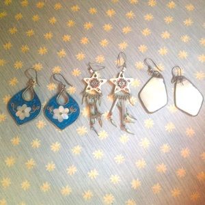 Bundle of earrings from MEXICO & FIJI